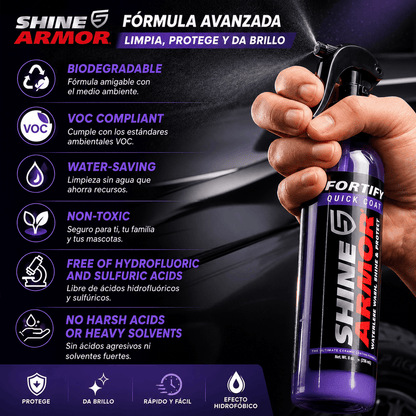 SHINE ARMOR | Spray De Revestimiento Céramico Carro