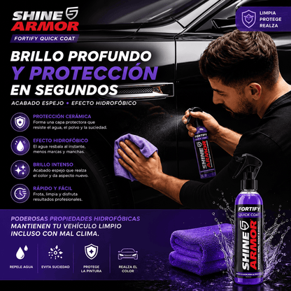 SHINE ARMOR | Spray De Revestimiento Céramico Carro
