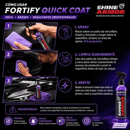 SHINE ARMOR | Spray De Revestimiento Céramico Carro